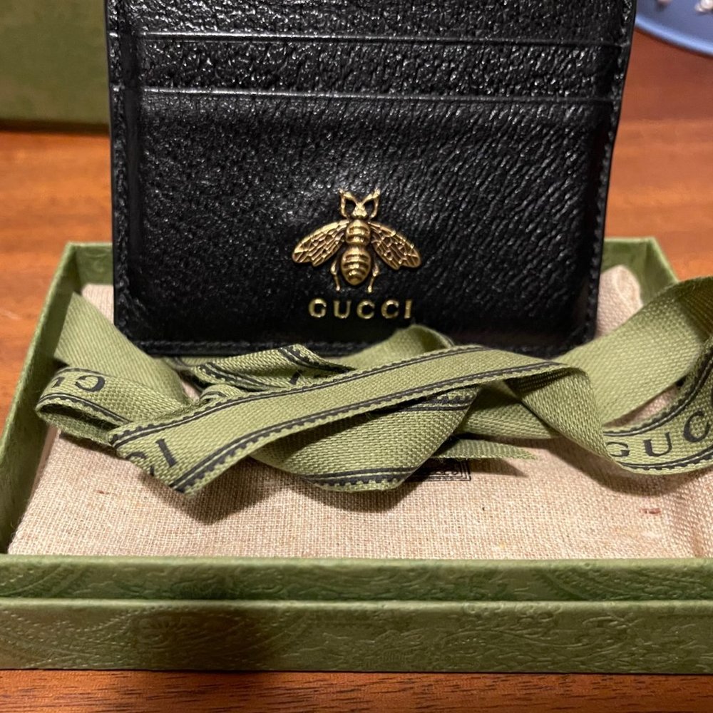 Gucci "Bee" Credit Card Wallet